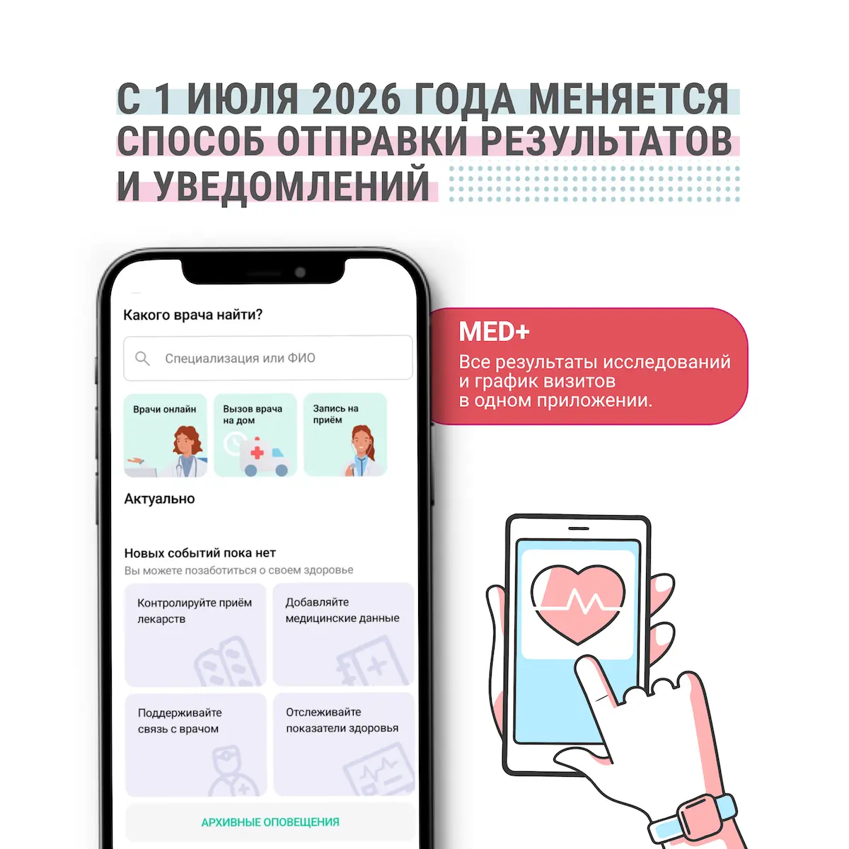 С 1 июля 2026 года меняется способ отправки результатов и уведомлений